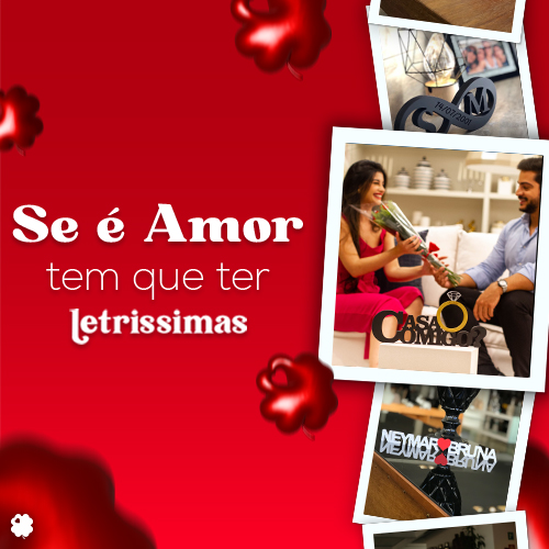 Plaquinha de namorados