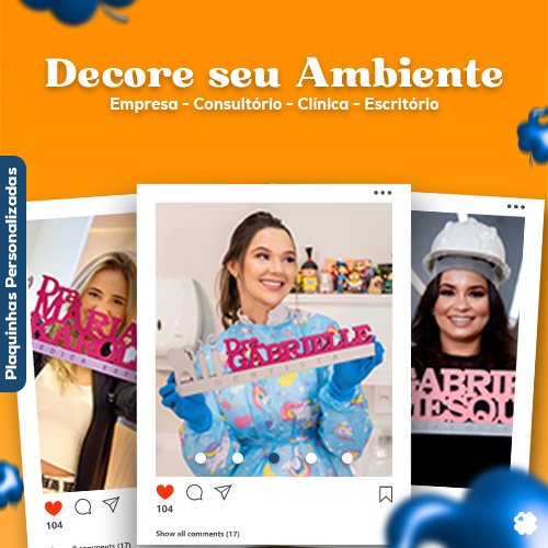 Plaquinhas personalizadas